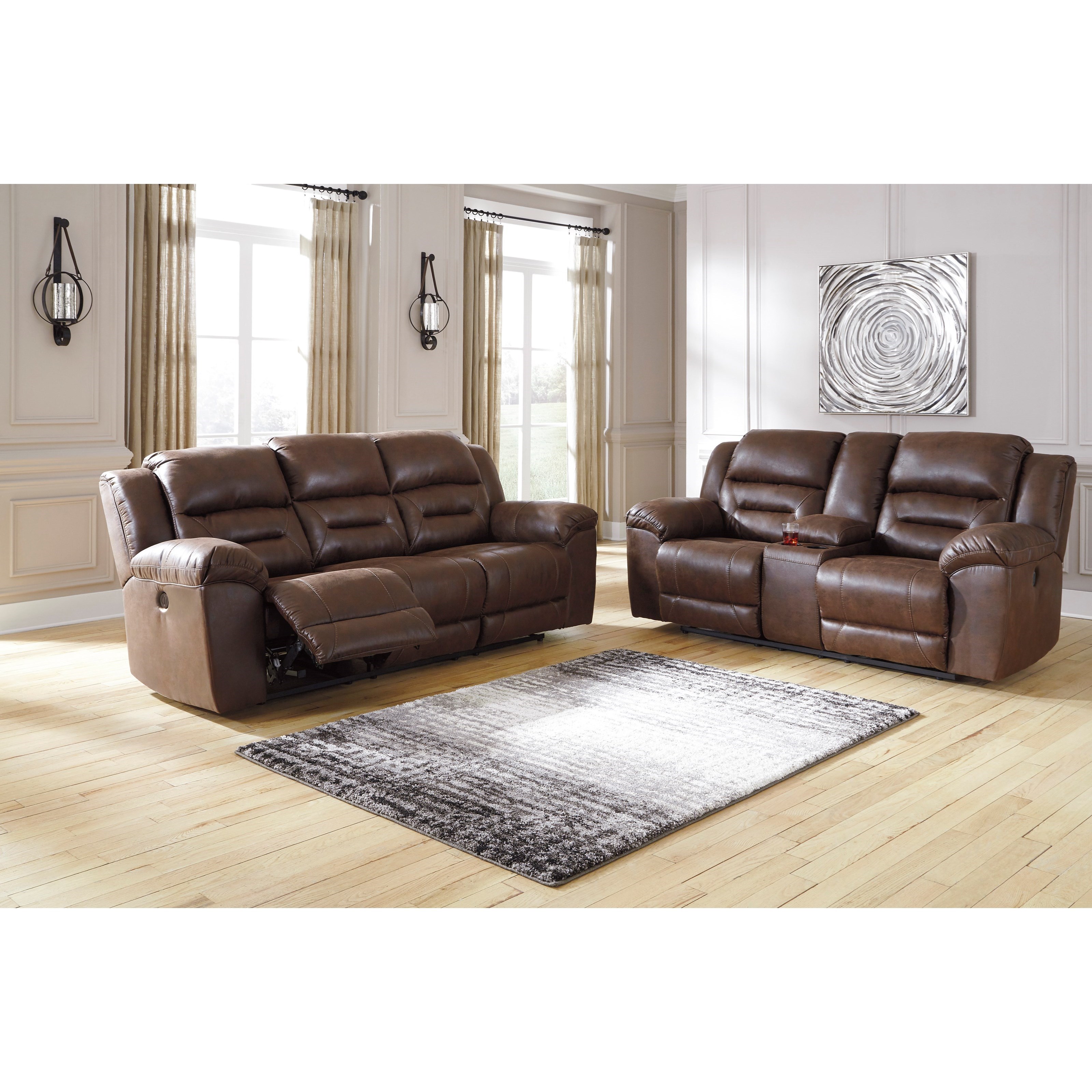 Ashley stoneland store power reclining sofa